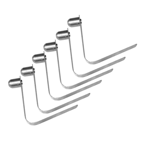 Clips de de de Kayak de material acero Inoxidable de 8 Mm de 6 Piezas Clips de Botón a para Tienda de Libre Extremo Zulema Clips de presión de resorte de paleta de kayak