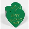thumbnail image 2 of Inkdotpot Gold Foil Paper Hang Tag Happy Birthday Favor Tag 50 Pieces, 2 of 6