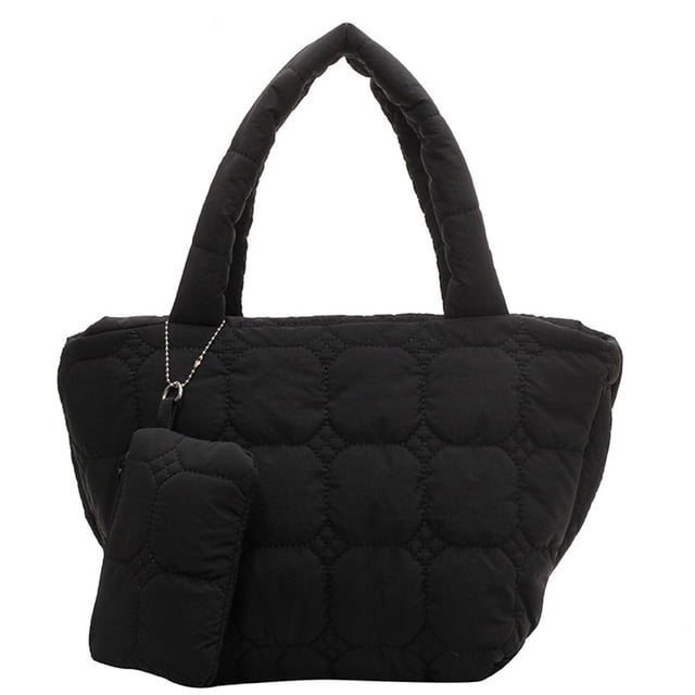 Bolso grande acolchado tipo tote para mujer, bolso acolchado tipo tote, bolso acolchado tipo tote, bolso de hombro acolchado tipo tote