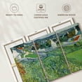 thumbnail image 2 of Elephant Stock Vineyards At Auvers Wall Art - Horizontal Multi Panel Canvas - Living Room Wall Decor - Nature Multi Panel - Gray And Green Decor By Vincent Van Gogh - 50" x 32", 2 of 2