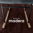 thumbnail image 3 of Silla mecedora sillon reclinable moderno decorativo ilios innova  london gris oscuro, 3 of 9