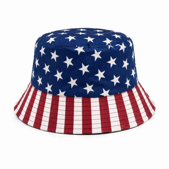 American Flag Hat Patriotic Usa Bucket Hat UV Protection for Outdoor Sports Packable Summer Hats