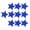Blue, variant on 10Pieces Reflective Star Decals Warning Tapes Stickers Self-Adhesive for Truck Car Motorcycle Exterior Decoration