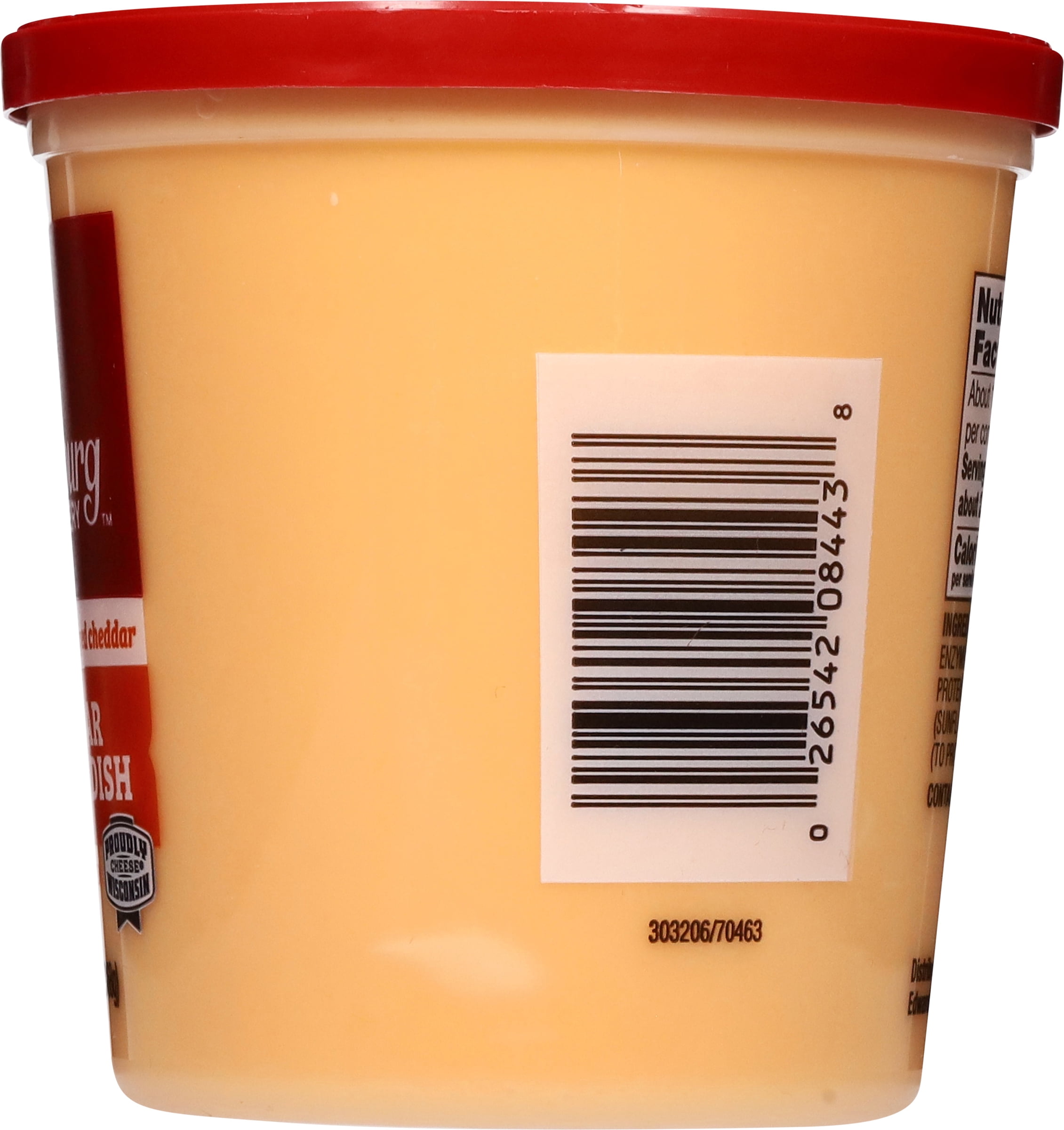 Shullsburg Creamery Horseradish Cheddar Spreadable Cheese Spread, 13 oz, Tub, Refrigerated