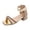 Gold, variant on HIgh Heels for Kids Girls Sandals Square Open Toe Glitter Dress Shoes with Ankle Strap Flower Girl Shoes Silver 11.5 Little Kid