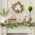 thumbnail image 6 of 71 Inch Easter Egg and Bow Decorative Garland, Colorful Spring Vines for Front Door, Mantel, Wall, and Indoor Outdoor Patio Holiday Decor, 6 of 7