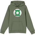 thumbnail image 5 of Green Lantern Logo Adult Olive Long Sleeve Hoodie-XXL, 5 of 7