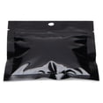 thumbnail image 5 of 50 pcs Black 3.5" x 4.5" Flat Food Pouch Ziplock Mylar Smell Proof Bags, 5 of 5