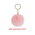 thumbnail image 1 of Billuyoard Fuzzy Ball Llavero Llaveros Multifuncional Multi-colores Llaveros Mujeres para Niños Adultos Ancianos Estudiantes Rosa 9 cm Type1 NO1, 1 of 6