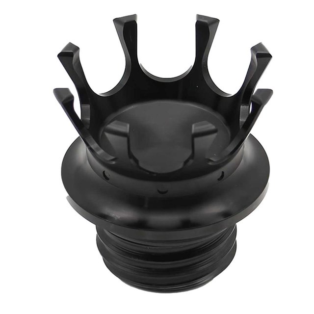 Tapón De Gasolina King Crown Funcional, Tapa De Gasolina A Prueba De Fugas Para Motocicleta, Tapa De Tanque De Combustible Portátil, Tapa De Aceite Creativa Para Coche Al Aire Libre Guardurnaity VI009356-03