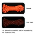 thumbnail image 4 of Unique Bargains 101.7Ft 4mm Nylon Reflective Tent Rope Guyline Camping Cord Orange Red, 4 of 5