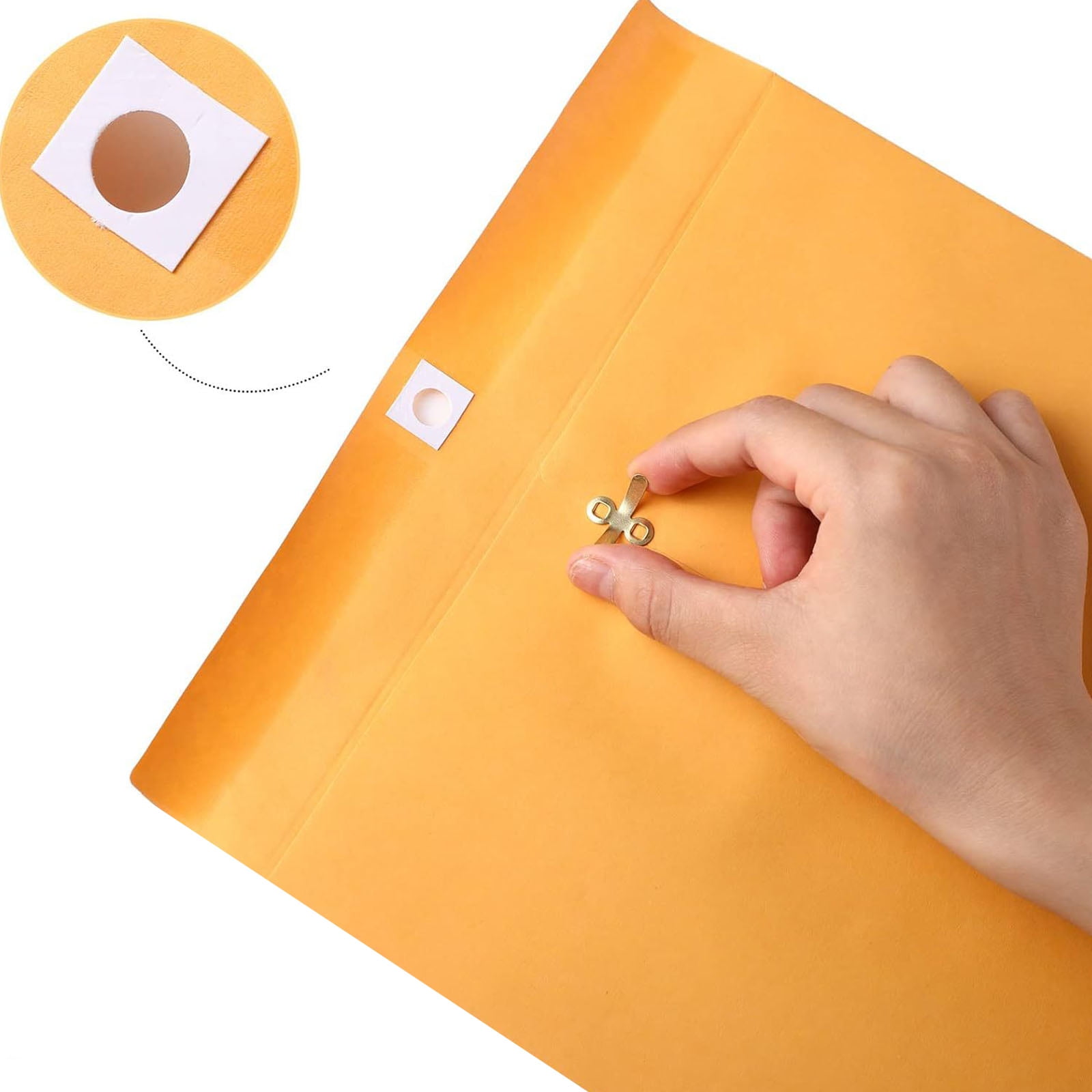 30Pcs Heavy Duty Envelopes With Metal Clasp Closure Document Organiser Envelope For File Picture Storage Mailing
