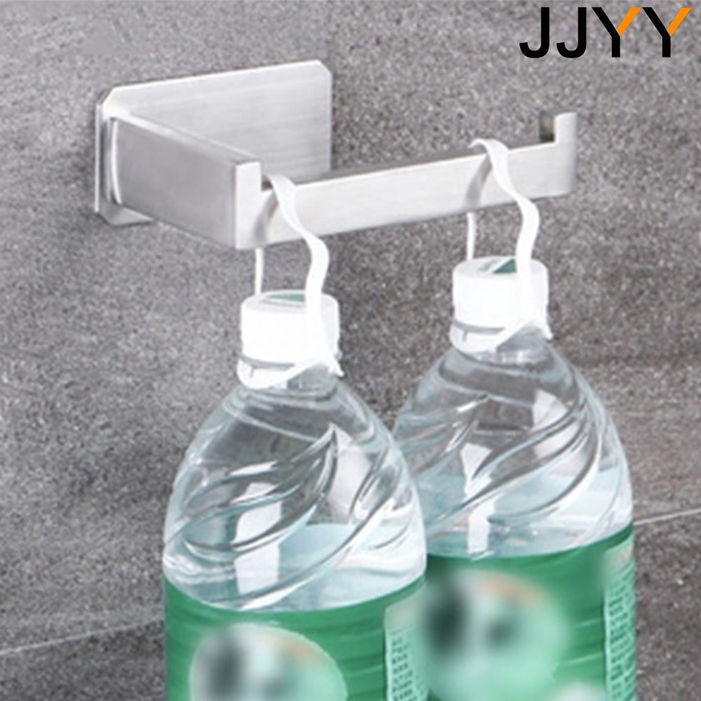 JJYY 1PC/2Pcs High Quality 304 Stainless Steel Nail-Free Rolling Paper Holder - Durable Bathroom Toilet Paper Dispenser with Easy Installation
