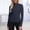 Navy, variant on Women's Zip-Front Long Sleeve Jacket with Cinched Waist and UPF Sun