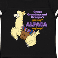 thumbnail image 3 of Inktastic Cute Jumping Alpaca-Great Grandma And Grandpa's You Say? ALPACA my bags! Boys or Girls Toddler T-Shirt, 3 of 4