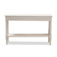 thumbnail image 5 of Baxton Studio Ariella Country Cottage Farmhouse Whitewashed 1-Drawer Console Table, 5 of 7
