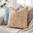 thumbnail image 2 of decorUhome Throw Pillow Covers 20x20 inch Decorative Pillow Covers for Couch Sofa Floral Pillowcase Indoor and Outdoor (Beige), 2 of 10