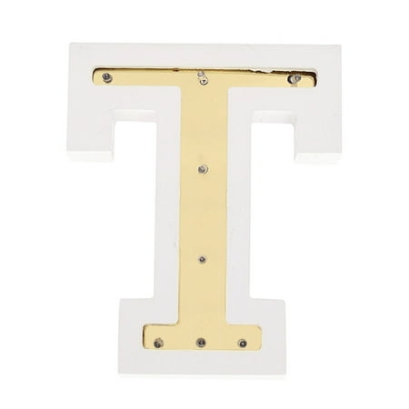 

LED Letter Lights Light Up White Plastic Letters Standing Hanging N~&