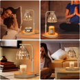 thumbnail image 2 of Lampara para Velas Aromaticas, Temporizador Lampara Calentadora de Velas, Altura Ajustable L&aacute;mparas Aromatizantes, 4 Niveles de Brillo, con 2 Bombillas, para Decoraci&oacute;n del Hogar, 2 of 7