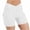White, variant on ZyeKqe Yoga Shorts for Women High Waisted Stretchy Butt Lifting Yoga Running Workout Shorts with Pockets