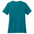 thumbnail image 2 of Big Size I Teach Awesome Kids Phrase Cotton V-Neck Graphic Shirt - Teal XL, 2 of 2