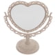 thumbnail image 3 of Espejo de maquillaje de escritorio vintage, espejo creativo en forma de corazón, espejo giratorio., 3 of 6