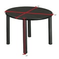thumbnail image 3 of Kee 42" Round Breakroom Table- Ash Grey/ Black, 3 of 3
