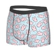 thumbnail image 2 of Wukai Cute Rabbit Print Men’s Underwear Breathable Boxer Briefs,&nbsp;Moisture Wicking & Breathable-XX-Large, 2 of 7