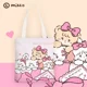 thumbnail image 3 of Bolso de lona con dibujos animados de Mikko, bolso de mano para estudiantes, bolso de mujer, regalo para niñas, regalo de cumpleaños, 3 of 5