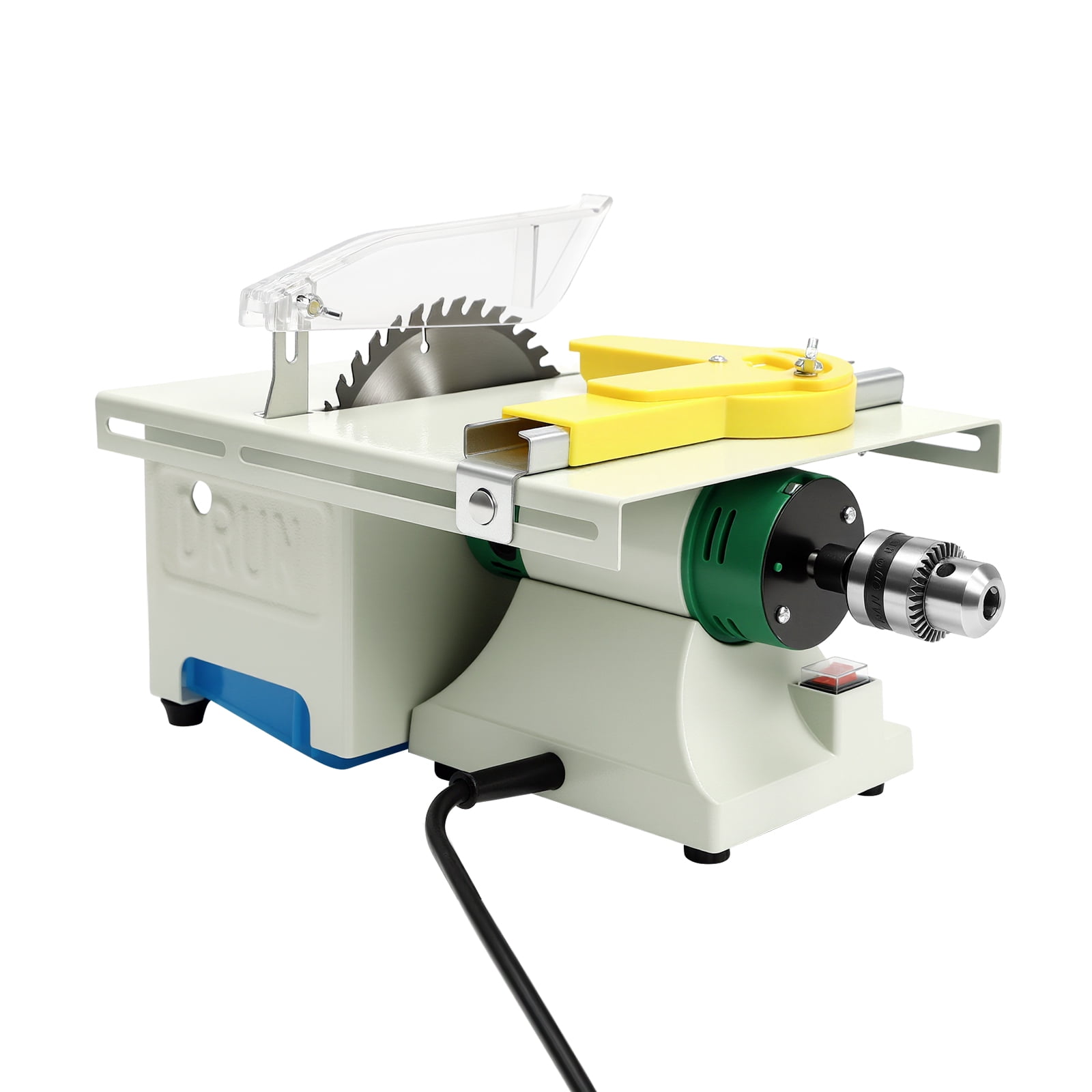 ChicHomey 750W Bench Grinder & Buffer Polisher,5-in-1 Combo with Flexible Shaft, Adjustable Speed Table Grinder for Polishing, Cutting, Grinding