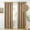 Camel, variant on Taupe Linen Curtains for Living Room 90 Inch Length 2 Panels Set, Country Rustic Window Drapes Textured Light Filtering for Bedroom Laundry Privacy, Each 52 Inch Wide
