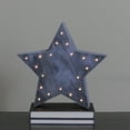 thumbnail image 3 of Northlight Lighted 5 Point Star Christmas Decoration - 9.75" - Gray, 3 of 4