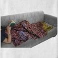 thumbnail image 6 of Cherry Tree Soft Flannel Fleece Blanket, Blossoms Sakura Japanese Pink Floral Spring Garden Park Botanical Petals Buds, Cozy Plush for Indoor and Outdoor Use, 70" x 90", Fuchsia Pink, by Ambesonne, 6 of 6