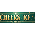 thumbnail image 4 of Golden Cheers 90 Years Celebration Backdrop Banner Party Decorations with Balloons and Champagne Glasses for Anniversary Party Milestone Celebration Birthday Party Photography Props, 4 of 8