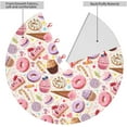 thumbnail image 2 of Lollipop Candy Macaroon Cupcake Christmas Tree Skirt 36" for Xmas Halloween New Year Holiday Party Home Tree Mat Decor Ornaments Decoration, 2 of 4