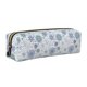thumbnail image 1 of Disketp Retro ice blue snowflakes Estuche de Lápices de Cuero con Cierre, Estuche Compacto para Papelería, Bolígrafos y Accesorios Pequeños, 1 of 7