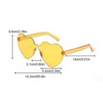 thumbnail image 2 of Valentine Heart Sunglasses Heart Shaped Glasses Valentine Party Photo Prop Colorful Fun Sunglasses, 2 of 4