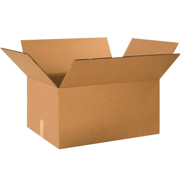 Partners Brand PHD241812DW Double Wall Boxes, 24"L x 18"W x 12"H, Kraft (Pack of 10)