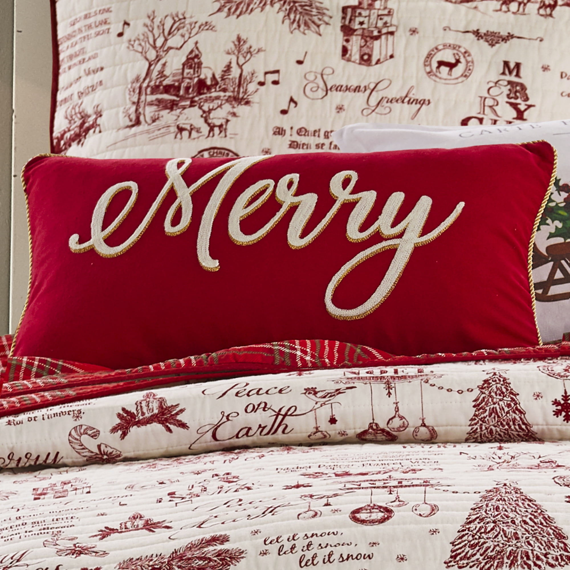 Levtex Home - Yuletide Quilt Set - King 