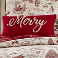 thumbnail image 4 of Levtex Home - Yuletide - Decorative Pillow (12X24in.) - Merry - Red, Gold, White, 4 of 6