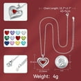 thumbnail image 4 of NICKSUN Necklace for Women, Heart Pendant Necklace, Birthday Gift Anniversary Present for Wife, Girlfriend, Daughter, Mom, 4 of 22