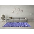 thumbnail image 3 of Ahgly Company Indoor Rectangle Patchwork Blue Transitional Area Rugs, 4' x 6', 3 of 4