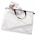 thumbnail image 2 of KINGART® Vinyl Mesh Travel Bag With Zipper & Handle, 19" x 25", 2 of 3