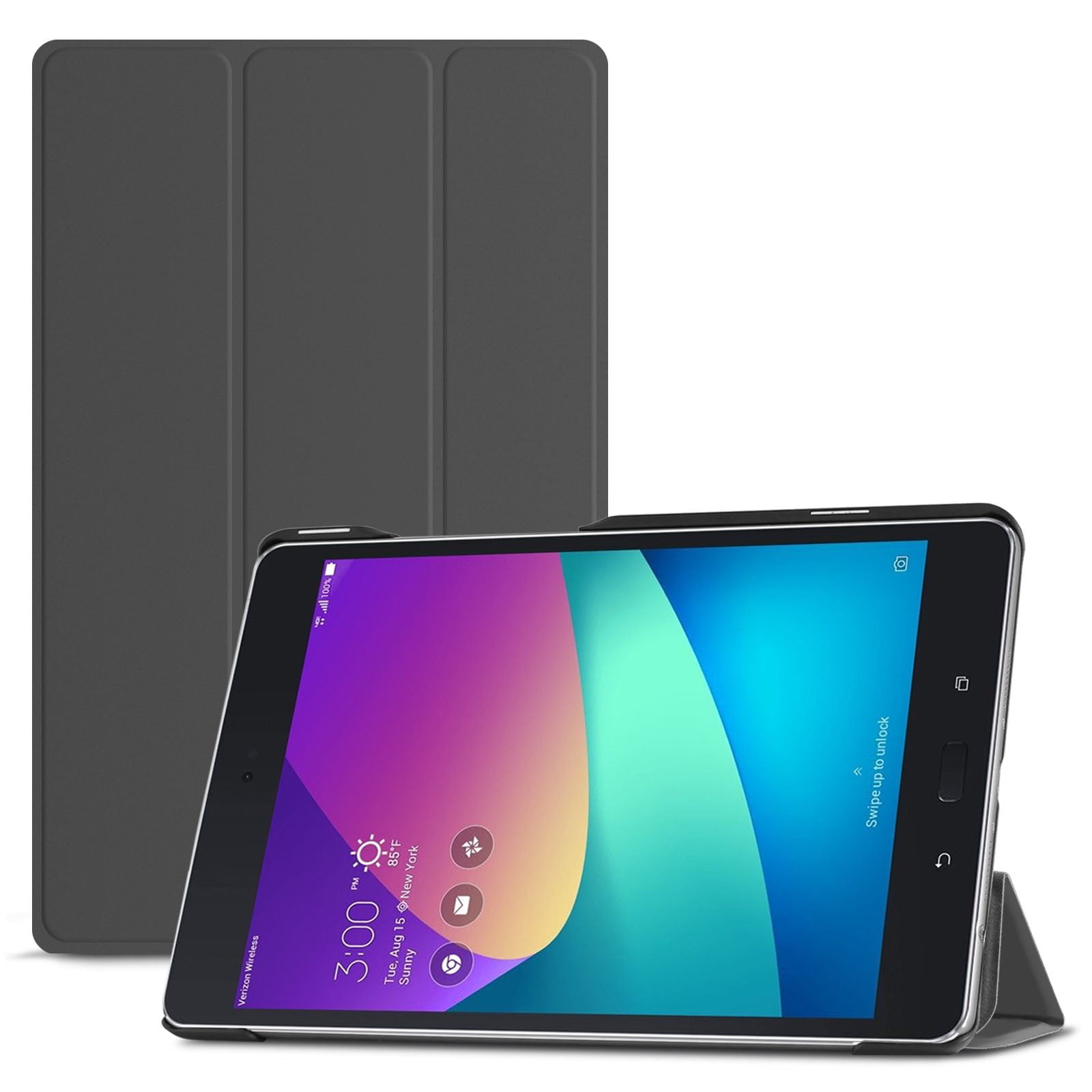 Infiland Case for Alcatel A30 Auto Sleep/ Wake TriFold Ultra Slim