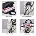 thumbnail image 3 of Disketp Black And White Rose Mochila Ligera e Impermeable, Mochila de Día Resistente para Viajes, Senderismo y Uso Diario para Hombre y Mujer, 3 of 7