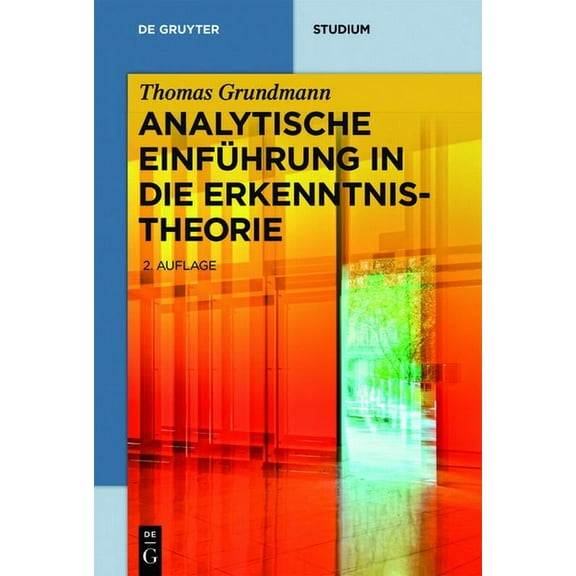 de Gruyter Studium Analytische Einführung in die Erkenntnistheorie, (Paperback)