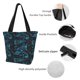 thumbnail image 4 of Fotbe Spacecraft Bolsa de Playa con Estampado, Bolsa de Hombro, Bolsa de Mano Espaciosa, Bolsa de Viaje Ligera, Bolsa de Compras Versátil, 4 of 6