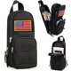 thumbnail image 1 of wonima02 Large Tactical Capacity Pencil Case Pen Pouch Organizer Canvas Pencil Bag with Handle School Supplies for Teen Boys-Black, 1 of 1