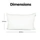 thumbnail image 4 of Almohada de Pluma de Ganzo Con Relleno Suave y Firme para Dormir y Descansar de Textura Lisa Blanco GAON, 4 of 10