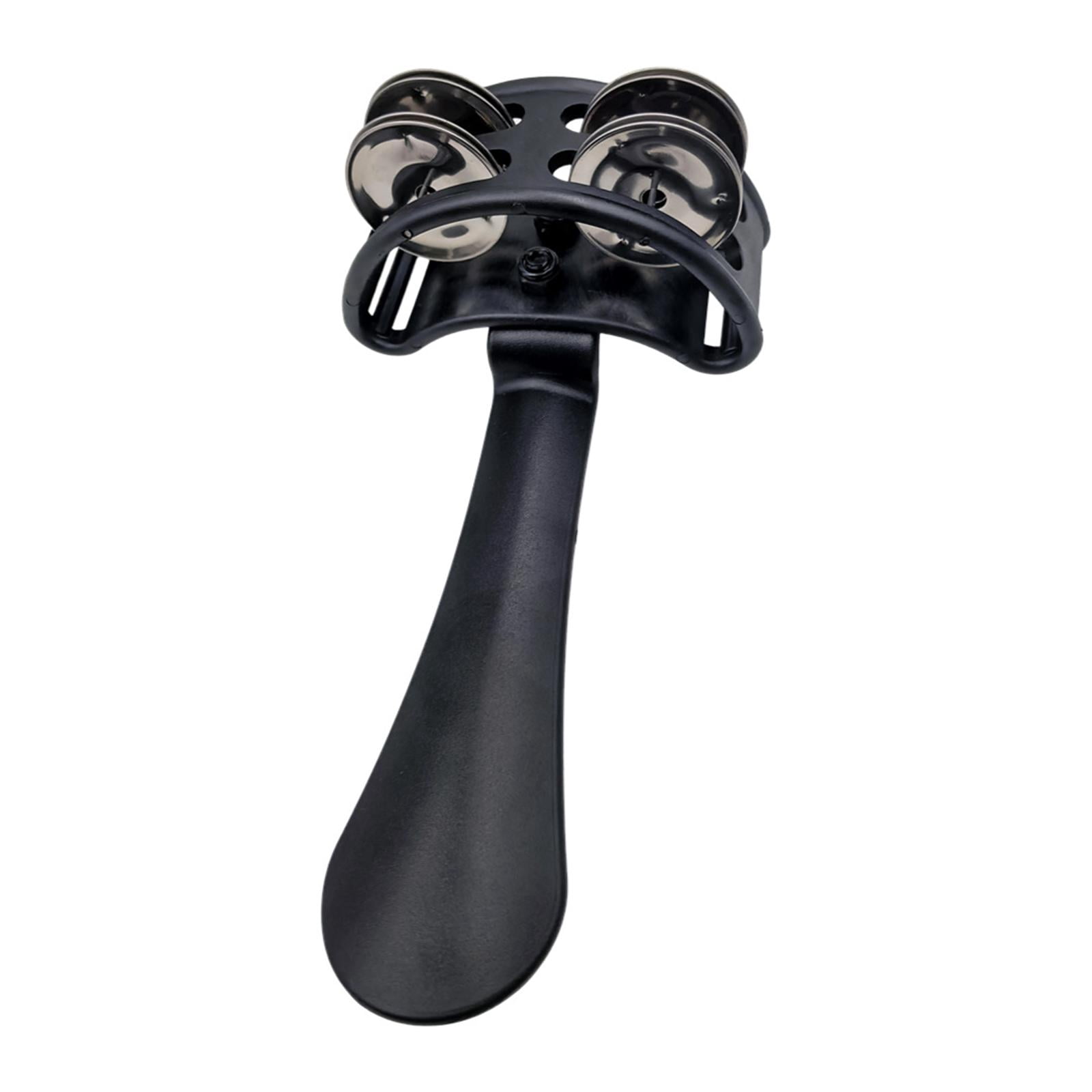 Dualoai Handheld Tambourine Accompaniment Gifts Hand Held Percussion for Kids Adults
